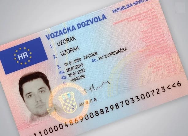 hrvatska vozačka dozvola