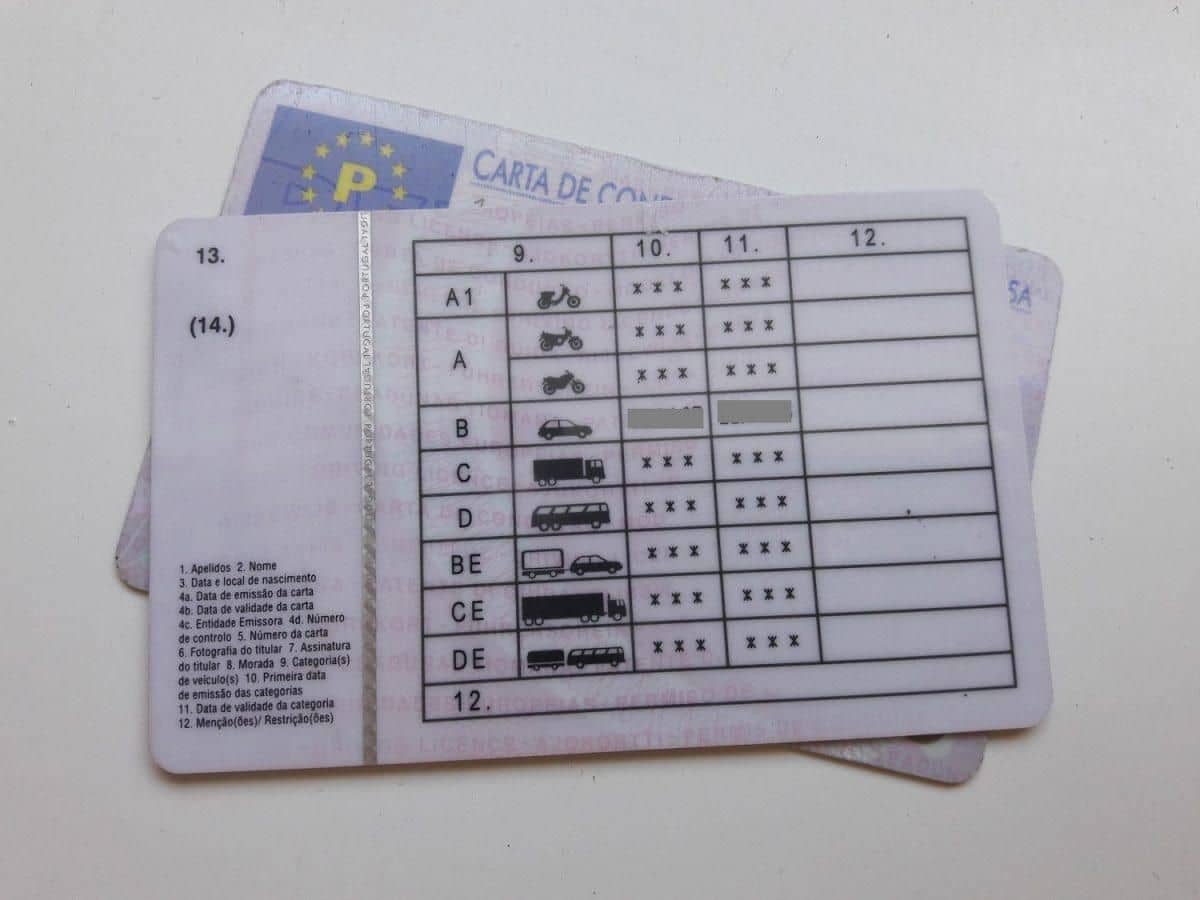 carta de condução c