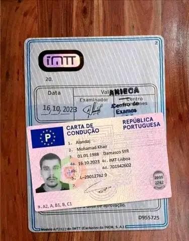 compre carta de condução de verdade